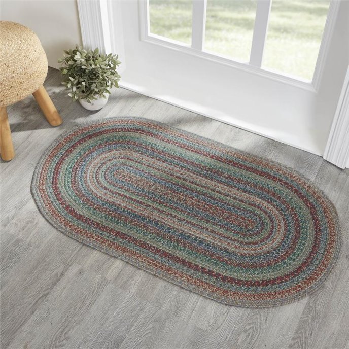 Multi Jute Rug Oval w/ Pad 27x48 Thumbnail