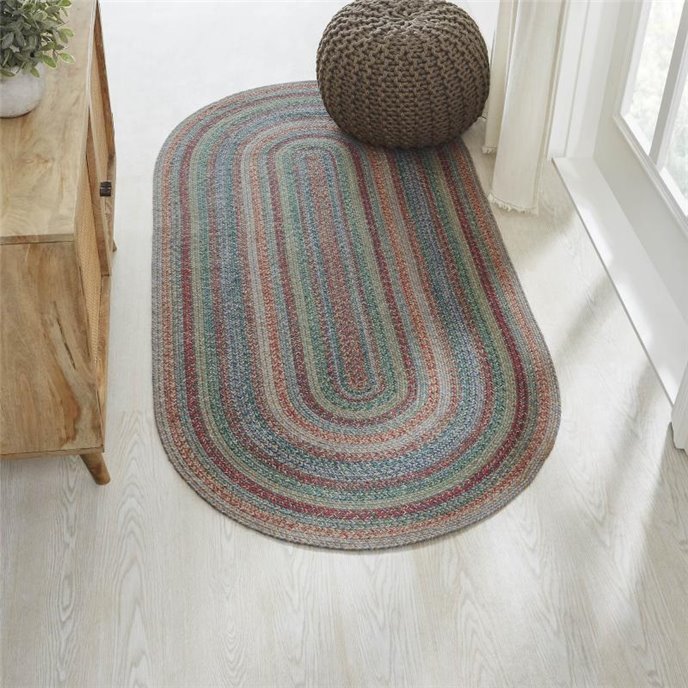 Multi Jute Rug Oval w/ Pad 36x72 Thumbnail