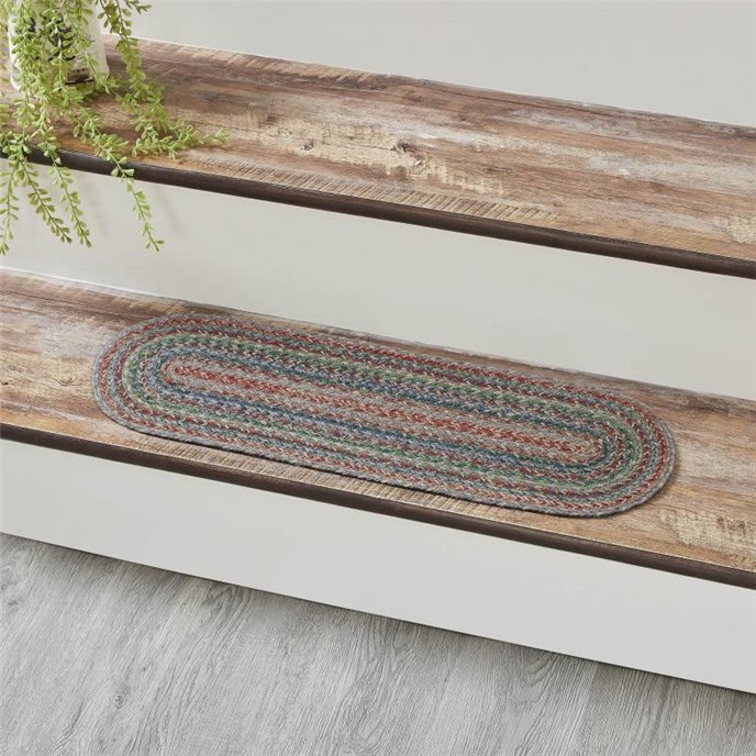 Multi Jute Stair Tread Oval Latex 8.5x27 Thumbnail