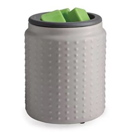 Gray Hobnail Flip Dish Wax Melt Warmer Thumbnail