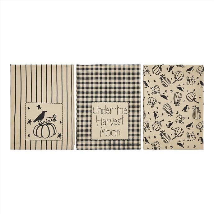 Raven Harvest Tea Towel Set of 3 19x28 Thumbnail