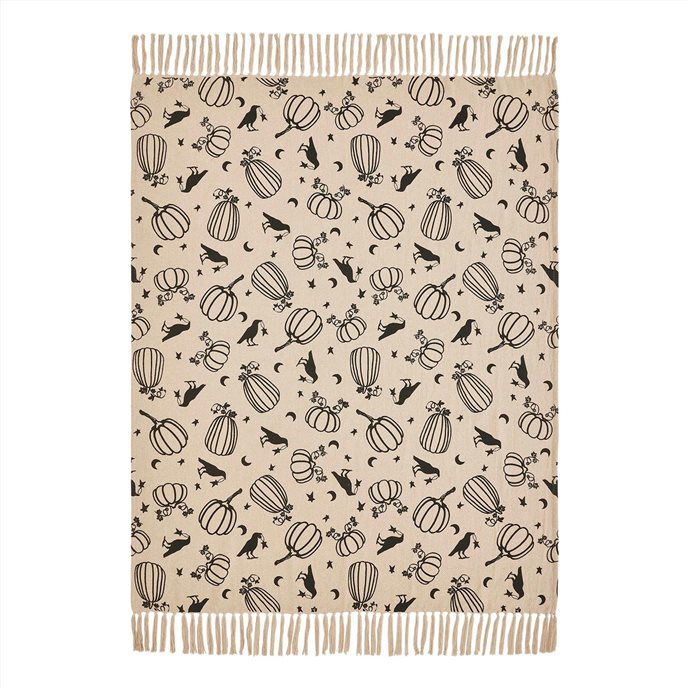 Raven Harvest Woven Throw 50x60 Thumbnail