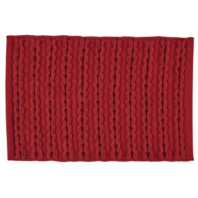 Red Winter Scarf Placemat Thumbnail