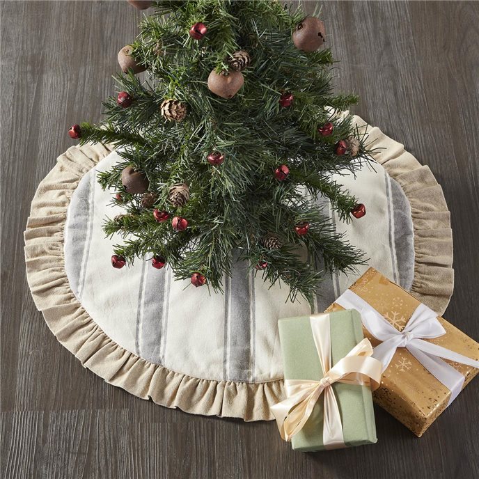 Grace Grain Sack Stripe Tree Skirt 24 Thumbnail