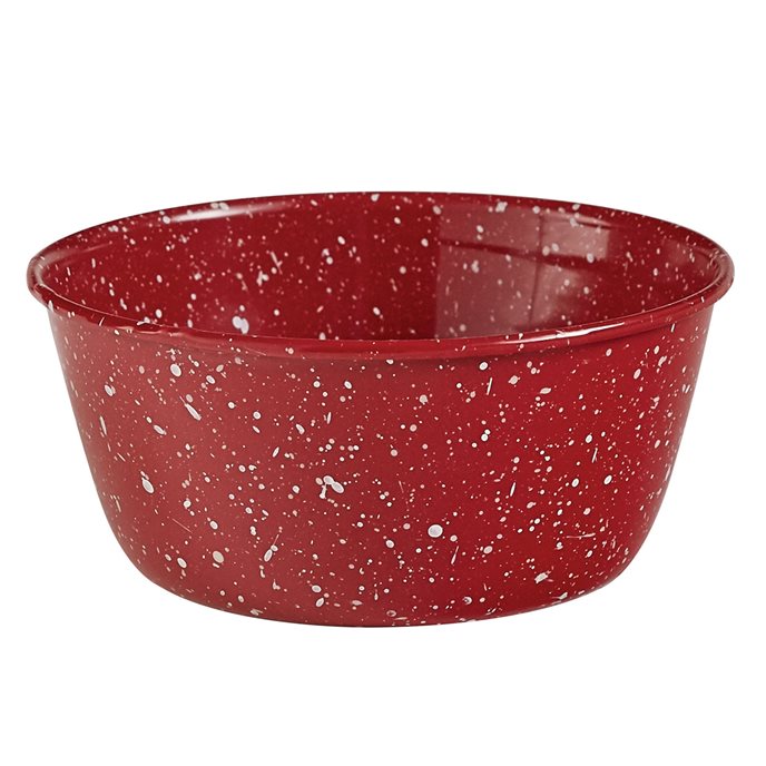 Granite Enamelware Bowl Red Thumbnail