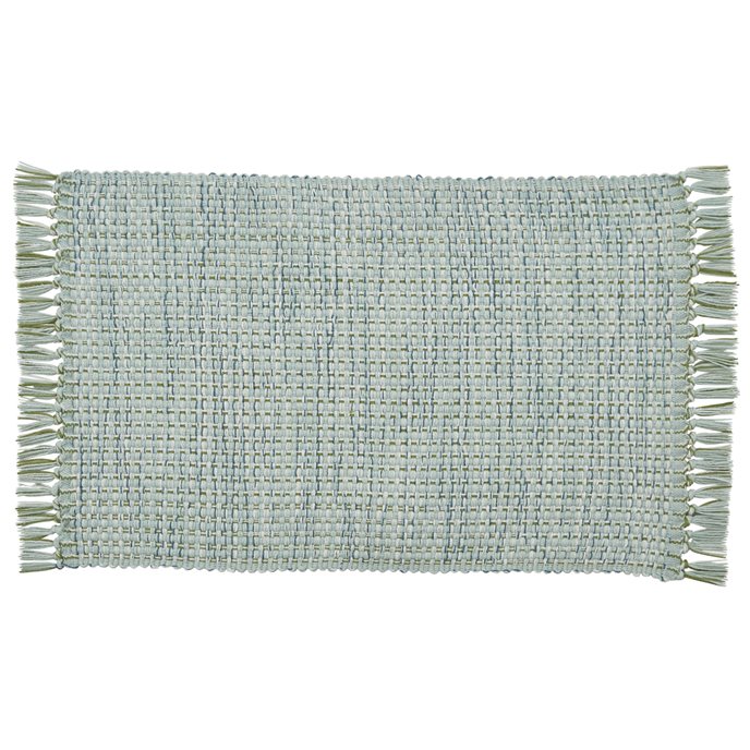 Basketweave Placemat Barely Blue Thumbnail