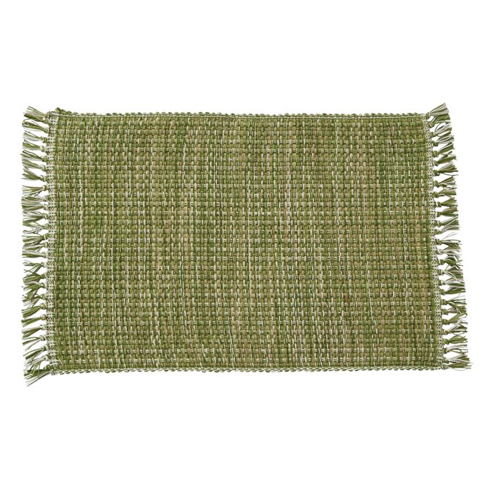 Basketweave Placemat - Evergreen Thumbnail