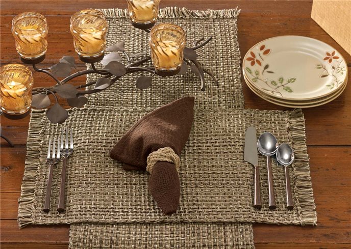 Tweed Placemat Espresso Thumbnail
