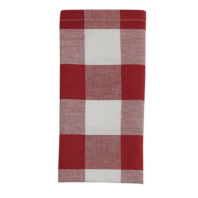 Wicklow Check Napkin Red/Cream Thumbnail