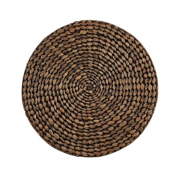 Braided Hyacinth Placemat Rd Brown Thumbnail