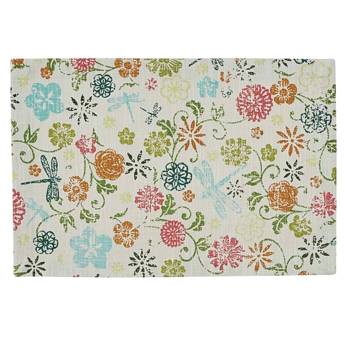 Dragonfly Floral Placemat Thumbnail