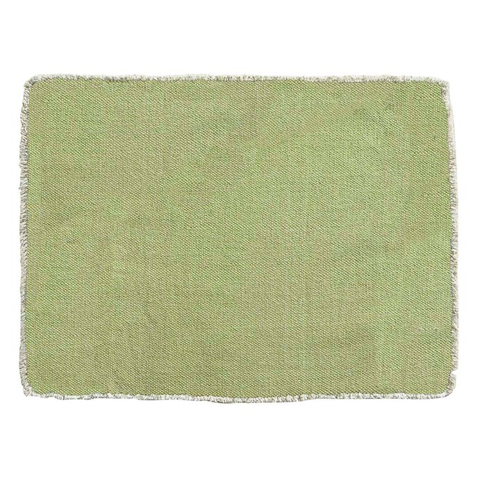 Frayed Edge Placemat Pear Thumbnail