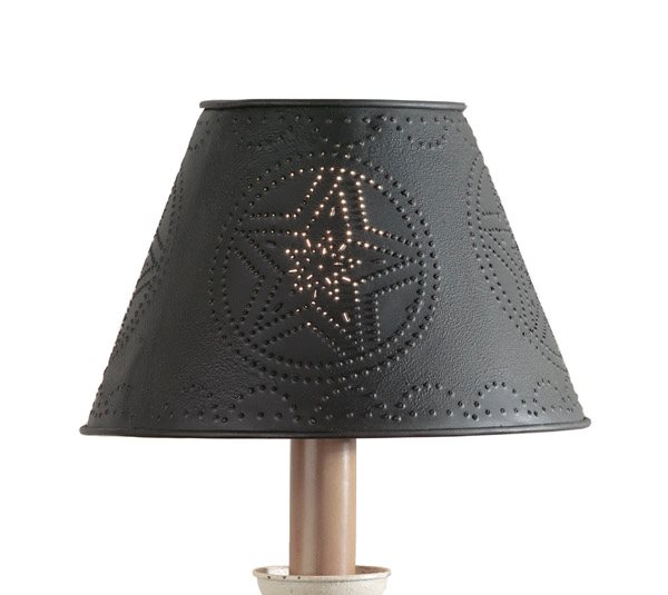 Metal Star Shade 12" Black Thumbnail