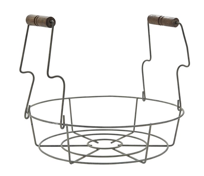 Wire Plate Holder With Wood Handles Thumbnail