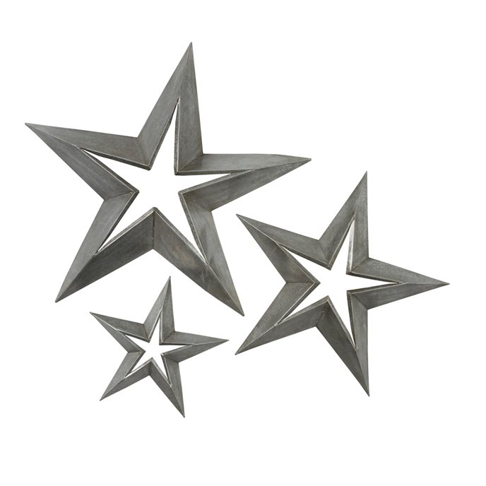 Antique Tin Stars S/3 Thumbnail