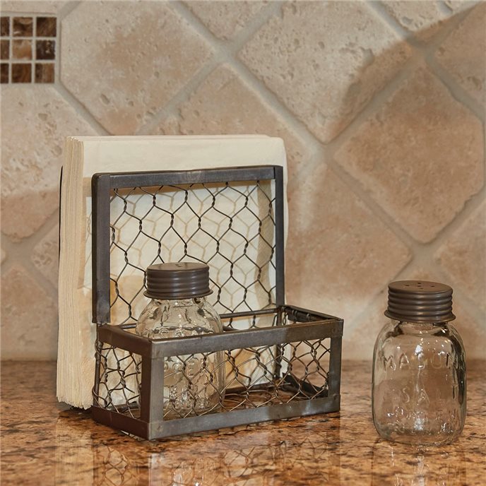 Chicken Wire Salt and Pepper/Napkin Holder Thumbnail