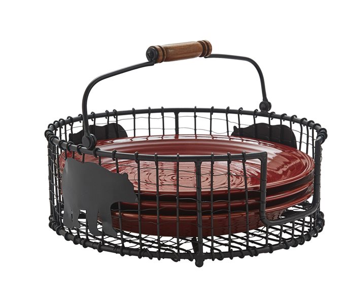Black Bear Wire Plate Holder Thumbnail