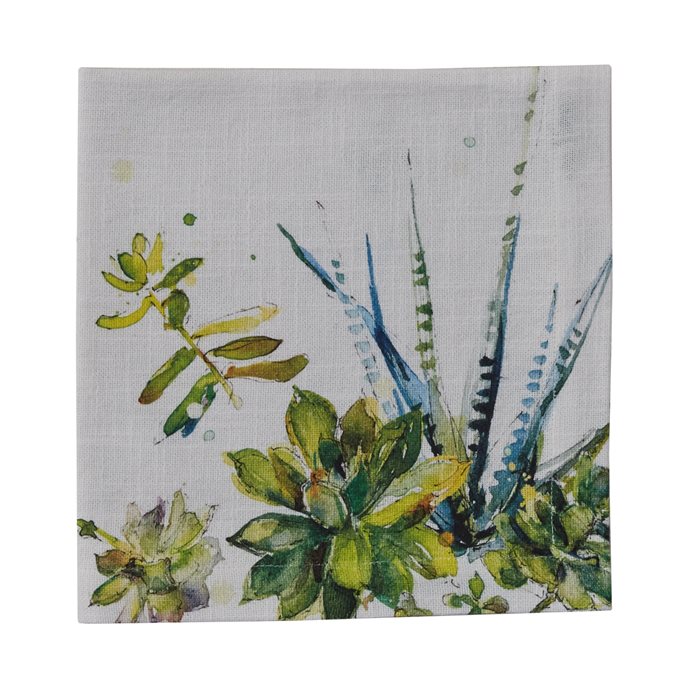 Succulents Printed Napkin Thumbnail
