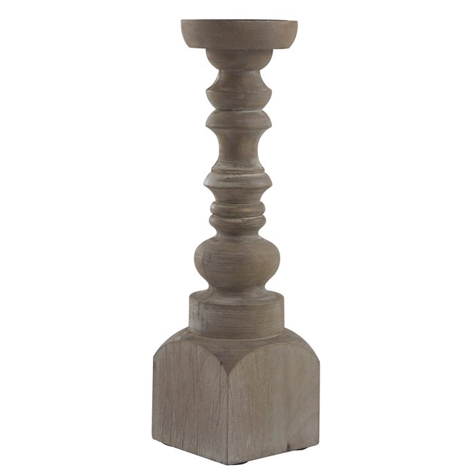 Brighton Wood Candlestick 15" Thumbnail