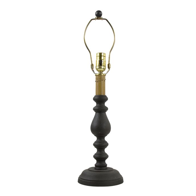 Candlestick Lamp 23" Black Thumbnail