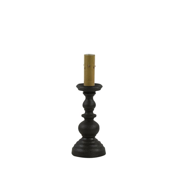 Candlestick Lamp 8.5" Black Thumbnail