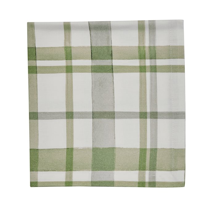 Greenlee Printed Plaid Napkin Thumbnail