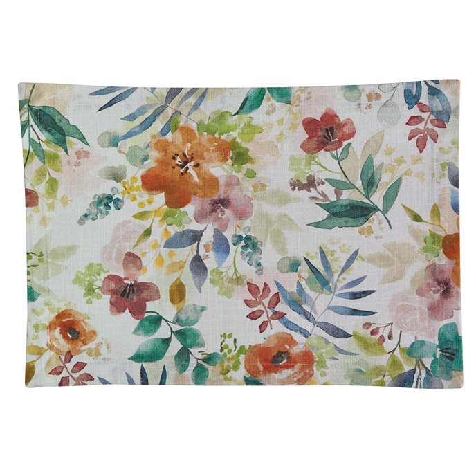 Amber Floral Printed Placemat Thumbnail