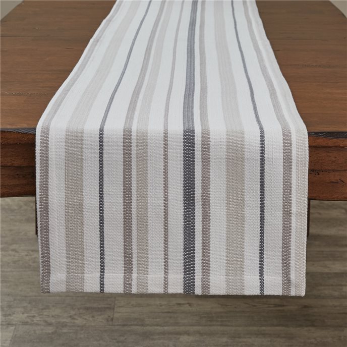 Haven Stripe Woven Table Runner 15X72 Thumbnail