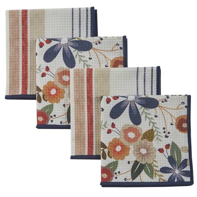 Indie Boho Printed Dishcloths - Set Of 4 Thumbnail