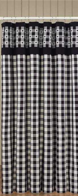 Checkerboard Star Shower Curtain 72X72 Thumbnail