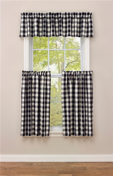 Checkerboard Star Lined Valance 72X14 Thumbnail