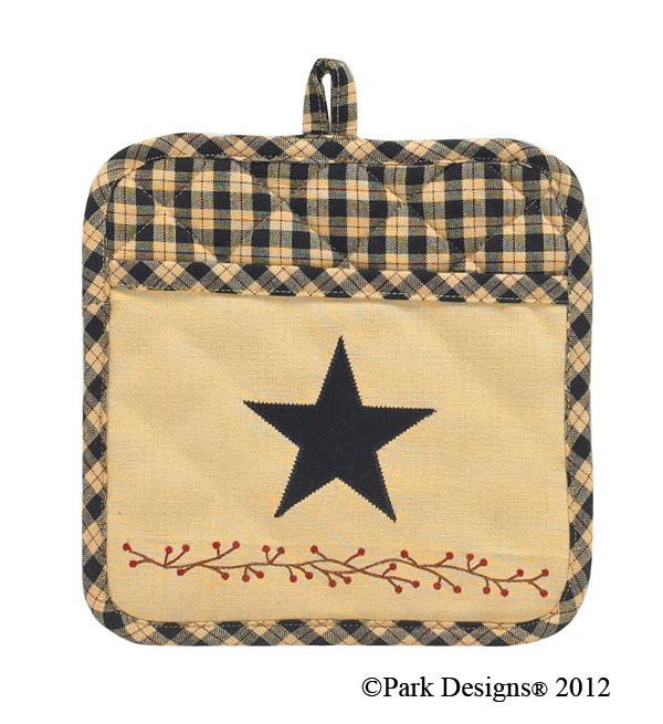 Star Patch Potholder W/Pkt Thumbnail
