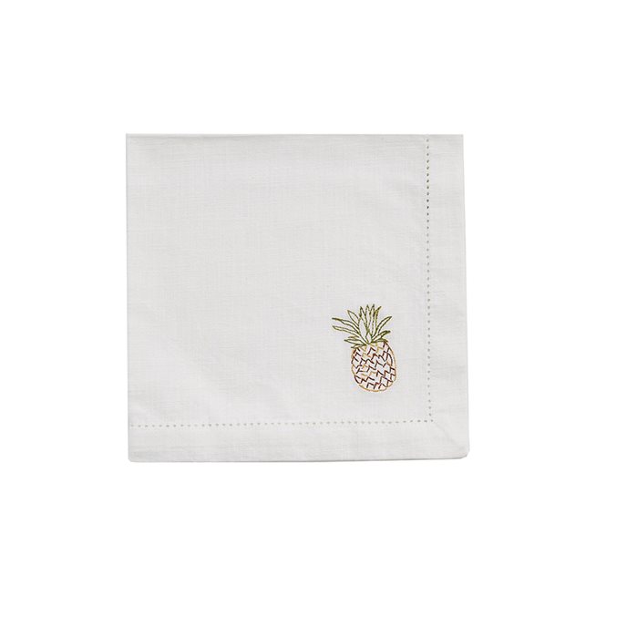 Embroidered Napkin Pineapple Thumbnail