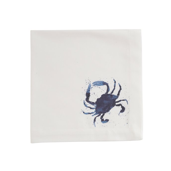 Deep Blue Sea Printed Crab Napkin Thumbnail