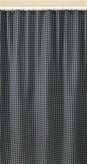 Sturbridge Shower Curtain 72X72 Navy Thumbnail