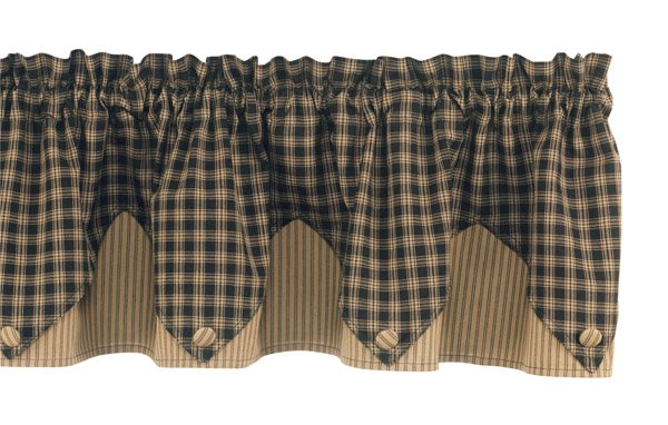 Sturbridge Point Valance 72X15-Black Thumbnail