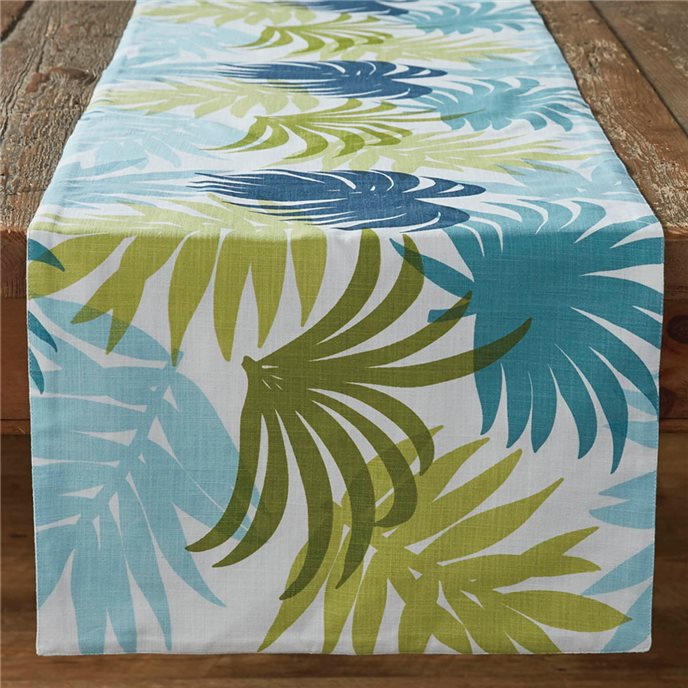 Paradise Palm Table Runner 15X72 Thumbnail