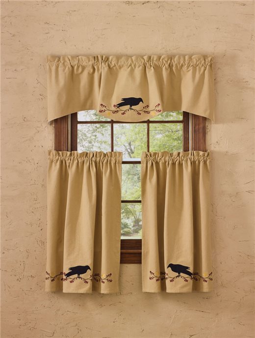 Prmtve Crow Lined Wave Valance 58X18 Thumbnail