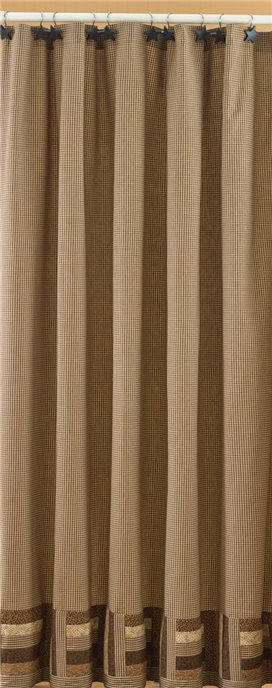 Shades Of Brown Shower Curtain 72X72 Thumbnail