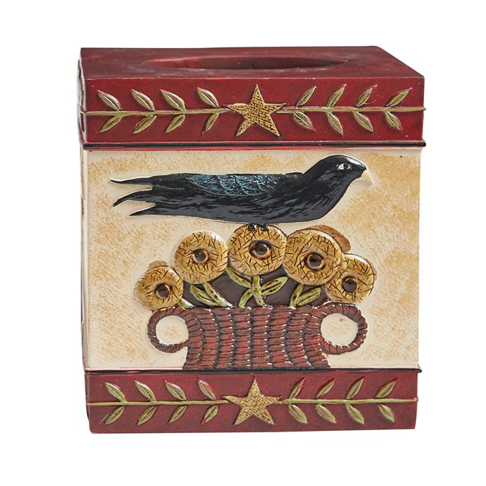 Folk Crow Bath Tissue Holder Thumbnail