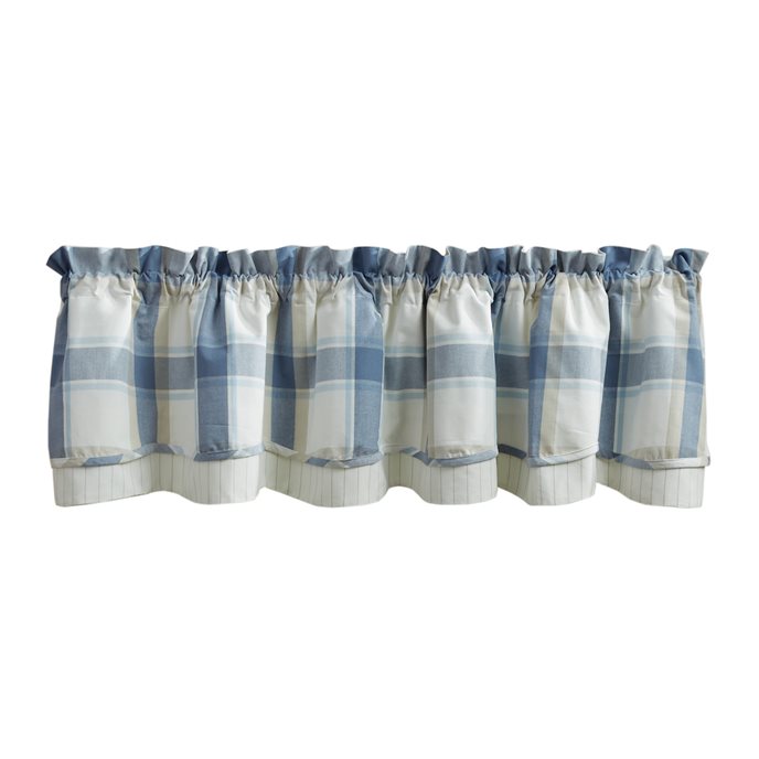 Aviary Lined Layered Valance 72X16 Thumbnail