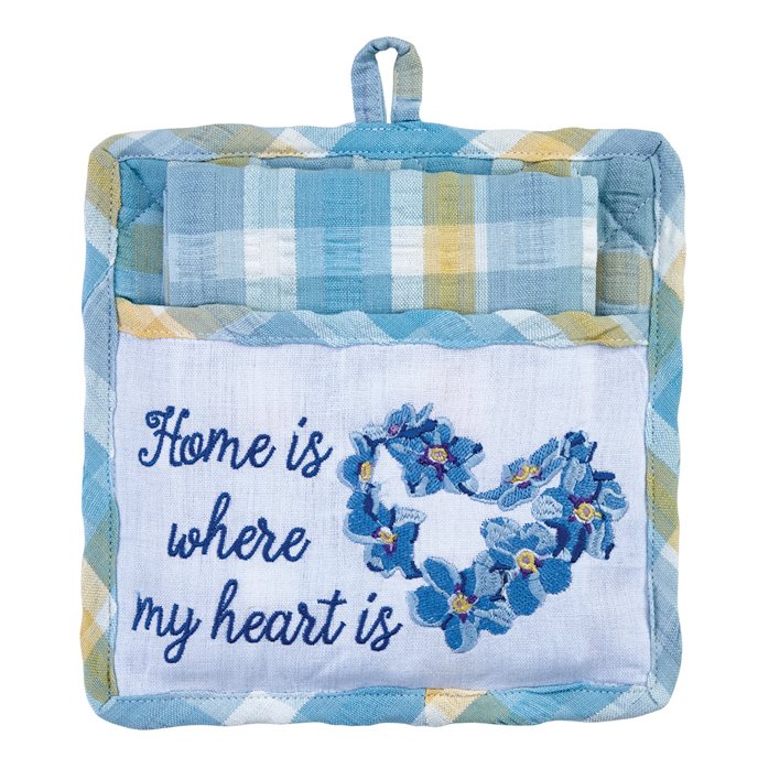 Forget Me Not Pocket Potholder Set Thumbnail