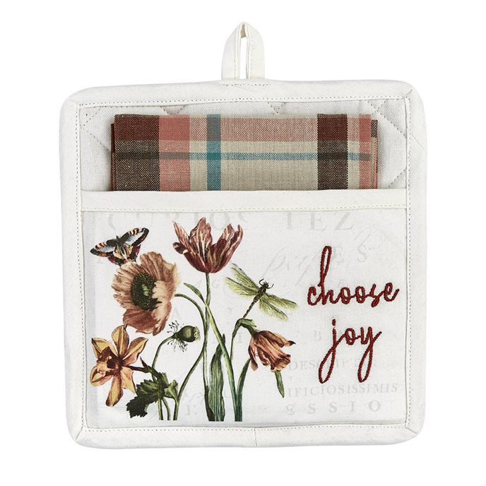 Antiquarian Blooms Pocket Potholder Set Thumbnail
