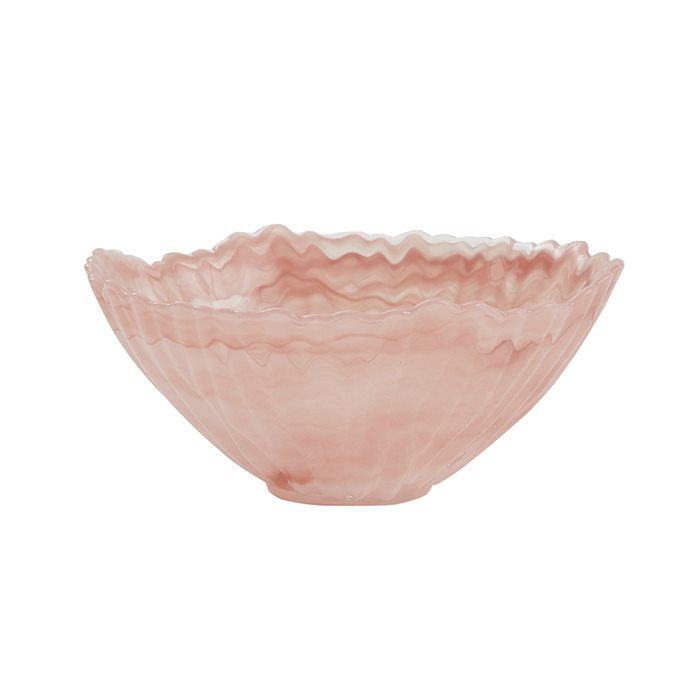 Alabaster Glass Bowl Blush Thumbnail
