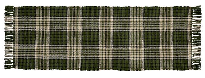 Juniper Plaid Rag Rug 2X6 Thumbnail
