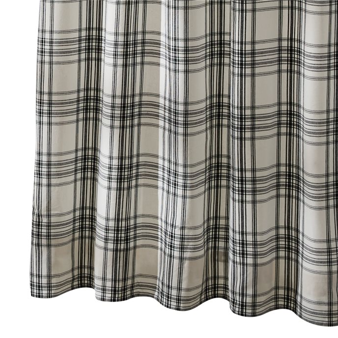 Onyx And Ivory Shower Curtain 72X72 Thumbnail