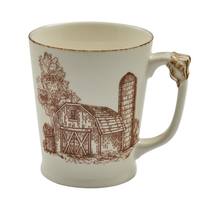 Down On The Farm Toile Mug Thumbnail