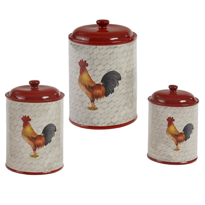 Break Of Day Rooster Canister Set Thumbnail