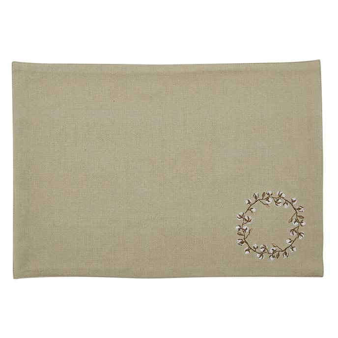Cotton Wreath Placemat Thumbnail