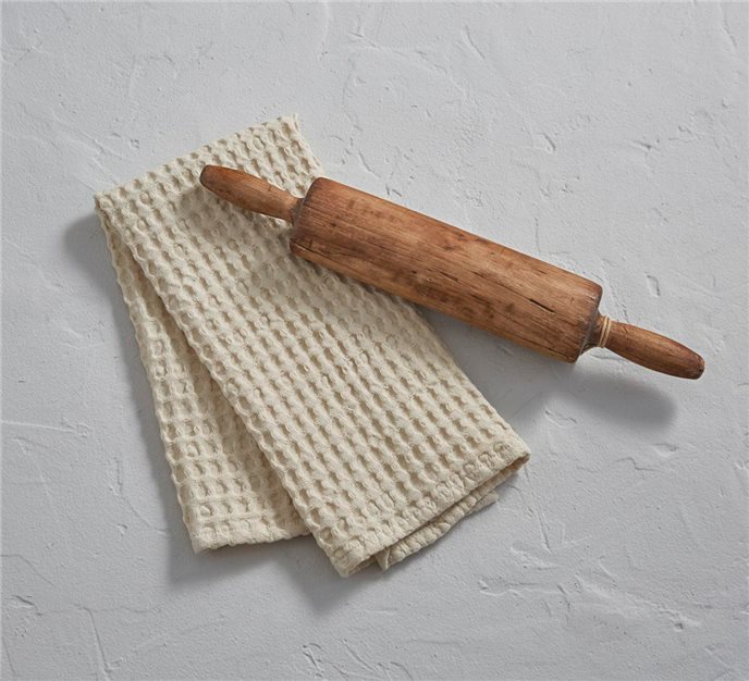 Waffle Weave Towel Pebble Thumbnail